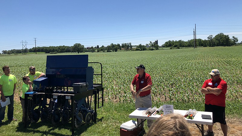 Mike Haedt & Dan Roehrborn discuss Interseeding Cover Crops Mike Haedt & Dan Roehrborn discuss Interseeding Cover Crops