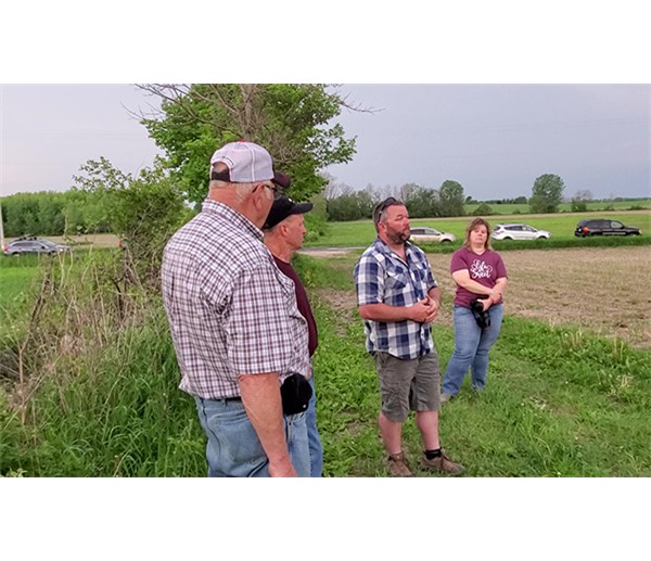 Travis Luedke commenting on cover crops Travis Luedke commenting on cover crops